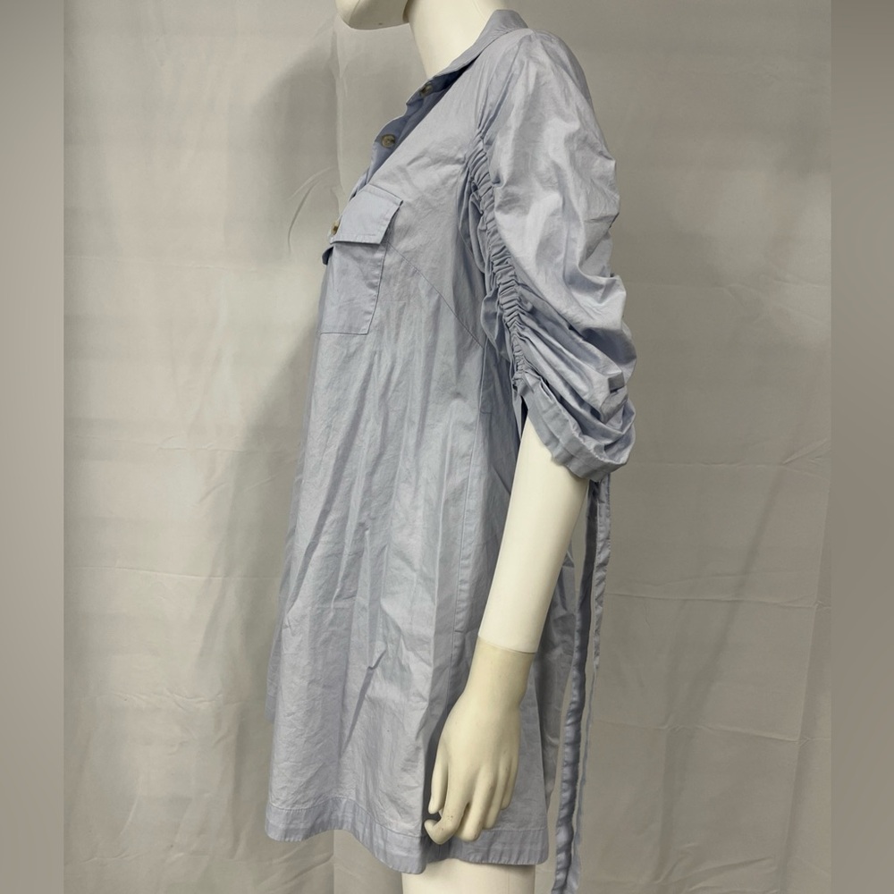 Maeve x Anthropologie Light Blue Button Down Shirt - Picture 5 of 7